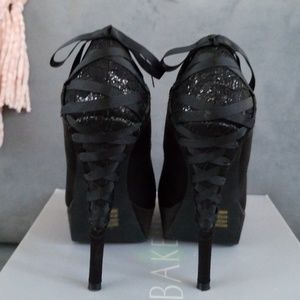 Satin Platform Shoes